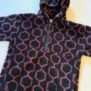 LEVI'S Cozy Half-Zip Sherpa Hoodie- NEW